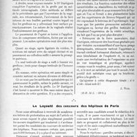 0471 - Page 458 - Propos du jour. Un film sensationnel à la Société des chirurgiens de Paris / La Loyauté des concours des hôpitaux de Paris