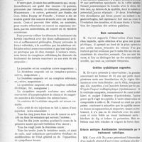0487 - Page 474 - Partie scientifique. L’actualité scientifique. Les Sociétés Savantes. Paris. Traitement du terrain cancéreux, (Société de médecine ; 11-1-24) / Lyon. Société nationale de médecine et des sciences médicales. Évolution et complication anormales d’une sinusite maxillaire d’origine dentaire / Rein surnuméraire / Ostéites syphilitiques suppurées / Ectasie aortique. Amélioration fonctionnelle par le traitement spécifique