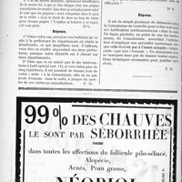 0509 - Page 496-XLVIII - Correspondance. Application du Tarif Maginot. Bulletins à envoyer. Injections nombreuses / Injections d’un sérum spécial