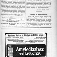 0516 - Page LV-503 - Documents officiels. A l’officiel. Circulaire relative à la lutte méthodique contre la fièvre typhoïde / Réponses des Ministres aux questions des Parlementaires. Le diagnostic de la tuberculose dans les centres de réforme / Définition des sanatoriums privés