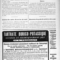 0524 - Page IX-511 - Correspondance. Perte totale ou ankylose d'un doigt / Radiation des cadres du service de santé / Démission du grade de médecin aide-major