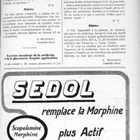 0526 - Page XI-513 - Correspondance. Déclaration des revenus. Amortissement du prix d’achat d'une automobile. Déduction des impôts / Exercice simultané de la médecine et de la pharmacie. Impôts applicables