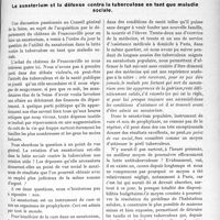 0528 - Page 515 - Propos du jour. Le sanatorium et la défense contre la tuberculose en tant que maladie sociale [J. Noir]