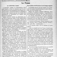 0542 - Page 529 - Partie scientifique. Travaux Originaux. Clinique chirurgicale. La prophylaxie du cancer, par le Dr. Baronaki / L'Actualité Scientifique. La Presse. Les hydrorrhées nasales [(La Consultation, revue clinique, décembre 1923)] / Sur le typhus exanthématique et son étiologie supposée [(Le Progrès médical, 8 décembre 1923)]