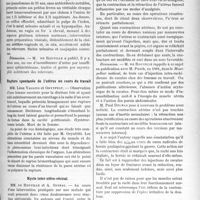 0548 - Page 535 - Partie scientifique. L'Actualité Scientifique. Les Sociétés Savantes. Montpellier. Réunion obstétricale et gynécologique. Cancer métastatique de l’ovaire / Malformation et dilatation de l’urèthre / Rupture spontanée de l’utérus au cours du travail / Kyste inter-utéro-vésical / Analgésie rachidienne et contraction utérine / Curieuse tentative d’avortement