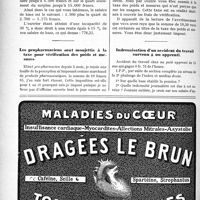 0581 - Page 568-VIII - Correspondance. Calent de la rente d’un accidenté du travail / Les propharmaciens sont assujettis à la taxe pour vérification des poids et mesures / Indemnisation d’un accident du travail survenu à un apprenti