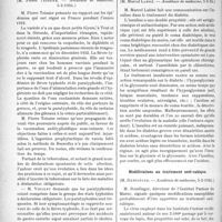 0605 - Page 592 - Partie scientifique. L'Actualité Scientifique. Les Sociétés Savantes. Paris. Les épidémies en France pendant l’année 1922, (Académie de médecine, 5-2-1924) / L’insuline dans le traitement du diabète, (Académie de médecine, 5-2-24) / Modifications au traitement anti-rabique, (Académie de médecine, 5-2-1924)
