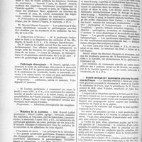 0623 - Page 610 - Partie professionnelle. Reportage professionnel. Nouvelles et Informations. Clinique obstétricale Baudelocque / Pathologie chirurgicale / Maladies de la nutrition / Société centrale de l’Association générale des médecins de France