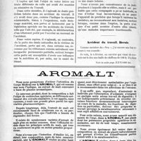 0641 - Page 628-X - Correspondance. Perle des dents par accident du travail / Accident du travail. Hernie