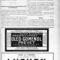 0678 - Page XXVII-661 - Correspondance. Accident du travail. Hernie / Blessure survenue à un accidenté du travail en traitement