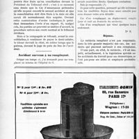 0679 - Page 662-XXVIII - Correspondance. Blessure survenue à un accidenté du travail en traitement / Accident survenu à un remplaçant