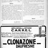 0694 - Page XI-677 - Correspondance. Le médecin peut-il déduire de sa déclaration de bénéfices professionnels les sommes versées par lui à la Caisse Nationale des Retraites / Rétributions forfaitaires et déclaration du revenu