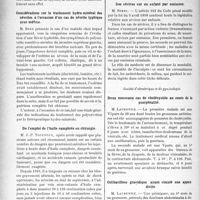 0717 - Page 700 - Partie scientifique. L’Actualité Scientifique. Les Sociétés Savantes. Toulouse. Société de médecine. Sur l’emploi de la cocaïne en ophtalmologie / Considérations sur le traitement hydro -minéral des névrites à l’occasion d’un cas de névrite typhique avec oedème / De l’emploi de l’huile camphrée en chirurgie / Des sévices sur un enfant par omission / Société d'obstétrique et de gynécologie. Deux nouveaux cas de cholécystite au cours de la puerpéralité / Colibacillose gravidique ayant simulé une appendicite