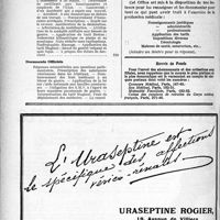 0745 - Page 728-IV - Sommaire / Office de Renseignements du " Concours "