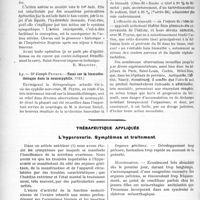 0779 - Page 762 - Partie scientifique. L’Actualité Scientifique. Les Thèses. Des modes d’action des eaux sulfureuses de Saint-Sauveur dans les maladies de la femme et la stérilité, par Mme Macrez (1924) / Essai sur la bismuthothérapie dans la neurosyphilis, par Dr Joseph Peyrus 1923) / Thérapeutique appliquée. L’hyperovarie. Symptômes et traitement