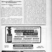 0796 - Page LI-779 - Correspondance. Application du Tarif Maginot. A propos de la thèse de doctorat / Documents officiels. A l’officiel. Réponses des Ministres aux questions des Parlementaires. Prescription des substances venéneuses dans les hôpitaux