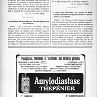 0799 - Page 782-LIV - Documents officiels. A l’officiel. Réponses des Ministres aux questions des Parlementaires. Obligation des Sociétés de secours mutuels à l’égard de leurs membres pensionnés de guerre / Interprétation du tarif Maginot. Frais de déplacement des médecins / Le cumul des allocations aux veuves et ascendants de militaires morts pour la France et des allocations aux vieillards