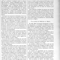 0824 - Page 805 - Partie scientifique. Travaux Originaux. Diététique infantile. Névraxite à forme spasmodique. Encéphalite à forme myoclonique par intoxication lathyrique, par le Dr. Albert Veillard. Une épidémie de lathyrisme en Algérie