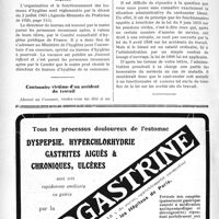 0867 - Page 844-X - Correspondance. Nomination d’un directeur de Bureau d’Hygiène / Cantonnier victime d’un accident du travail