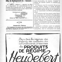 0919 - Page 894-IV - Service de propagande du concours / Office de Renseignements du « Concours » / Le sou médical. Son utilité