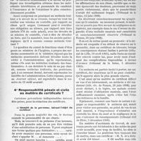 0955 - Page 928 - Partie professionnelle. Les certificats médicaux en clientèle. Que doit-on mettre, dans un certificat ? / Responsabilité pénale et civile en matière de certificats ?