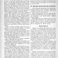 0957 - Page 930 - Partie professionnelle. Les certificats médicaux en clientèle. Responsabilité pénale et civile en matière de certificats ? / Qui peut délivrer un certificat ? / Obligations fiscales des certificats [Dr Paul Boudin]