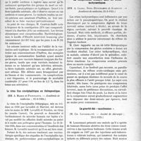 0998 - Page 969 - Partie scientifique. L’Actualité Scientifique. Les Sociétés Savantes. Paris. Etude de 328 cas de fièvre typhoïde, (Académie de médecine ; 11-3-1924) / Le virus fixe encéphalitique en thérapeutique, (Académie de médecine ; 11-3-1924) / La compression oculaire dans les crises tachycardiques, (Académie de médecine, 11-3-1924) / La gravité des « vaselinomes », Société de chirurgie ; 23-1-1924)