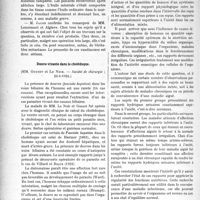 0999 - Page 970 - Partie scientifique. L’Actualité Scientifique. Les Sociétés Savantes. Paris. La gravité des « vaselinomes », Société de chirurgie ; 23-1-1924) / Douve vivante dans le cholédoque, (Société de chirurgie ; 23-1-1924) / Toulouse. Société de médecine. Contribution à l’étude des rapports hydriques urinaires / Un cas d’épithélioma calcifié