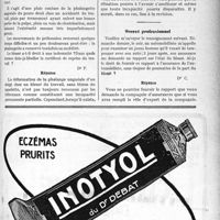 1018 - Page XLVII-989 - Correspondance. Certificat et déclaration sont la même chose / Plaie de la phalangette du pouce. Evaluation d’incapacité / Secret professionnel