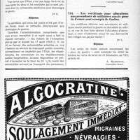 1036 - Page XI-1005 - Correspondance. La taxe de luxe sur les autos et les dommages de guerre / Les certificats pour allocations aux ascendants de militaires morts pour la France sont exempts de timbre