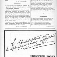 1081 - Page 1052-LVI - Documents officiels. Réponses ministérielles aux questions des Parlementaires. Résultats obtenus par les commissions paritaires de limitation des loyers / Le carnet de soins d’un mutilé doit porter le diagnostic de toutes les infirmités qui ont motivé l’attribution de la pension / Variétés. Histoires vraies. Les derniers sacrements / Ancien cavalier