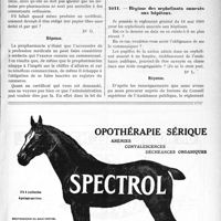 1086 - Page VII-1057 - Correspondance. Le propharmacien n’est pas assujetti au registre du commerce / Régime des orphelinats annexés aux hôpitaux