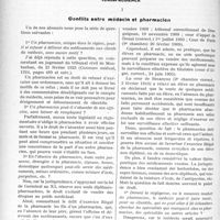 1115 - Page 1084 - Partie professionnelle. Travaux Originaux. Jurisprudence. Conflits entre médecin et pharmacien