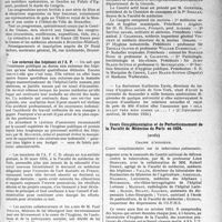 1128 - Page 1097 - Partie professionnelle. Reportage professionnel. Nouvelles et Informations. Les journées médicales de Bruxelles / Les externes des hôpitaux et l’A. P / Congrès britannique d’Hygiène / Cours Complémentaires et de Perfectionnement de la Faculté de Médecine de Paris en 1924, (suite)