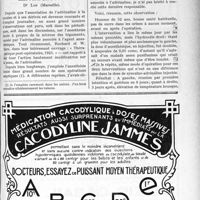 1134 - Page LI-1103 - Pratique journalière. De l'action nécrosante de l’adrénaline dans l’anesthésie locale, Dr Lop