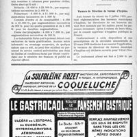 1137 - Page 1104-LIV - Documents officiels. A l’officiel. Décret du 13 mars 1924 relatif au fonctionnement du service central de prophylaxie des maladies vénériennes / Vacance de Direction de bureau d’hygiène