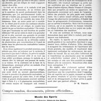 1180 - Page 1145 - Partie professionnelle. Travaux Originaux. Mutualité familiale. A propos des pharmacies mutualistes [Dr M. Vimont] / Compte rendus, documents, pièces officielles…. Musée des Sports. Exposition d’Histoire Générale des Sports