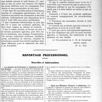 1186 - Page 1151 - Partie professionnelle. Compte rendus, documents, pièces officielles…. Syndicat médical de Dunkerque, (Section des médecins de campagne) / Reportage professionnel. Nouvelles et Informations. A la mémoire du Professeur L. Landouzy et du Dr Pierre Merklen / Appel aux Électeurs. Citoyens ! N'oubliez pas