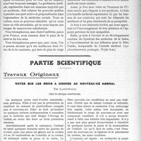 1210 - Page 1173 - Propos du jour. Une fête syndicale. Le Banquet du Syndicat des Médecins de la Seine. Allocution du Dr J. Noir : Autrefois et aujourd’hui. L’entente médicale cordiale. Le médecin de Campagne et le médecin de Paris. Le véritable rôle du syndicalisme médical [G. Duchesne] / Partie scientifique. Travaux Originaux. Notes sur les soins à donner au nouveau-né normal, Par Lantuéjoul