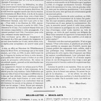 1238 - Page 1201 - Partie professionnelle. Travaux Originaux. Déontologie. Au sujet de l’ouverture précoce des saisons thermales / Belles-Lettes - Beaux-Arts