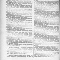 1243 - Page 1206 - Partie professionnelle. Reportage professionnel. Nouvelles et Informations. Faculté de médecine de Paris / Académie de médecine / VIe Congrès des pédiatres de langue française