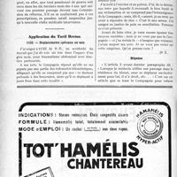 1245 - Page 1208-XLVIII - Correspondance. Examen préalable à la fixation définitive de la pension militaire / Application du Tarif Breton. Déplacements spéciaux ou non