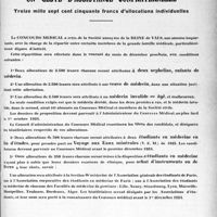 1260 - Page 1223 - Un geste d'assistance confraternelle. Treize mille sept cent cinquante francs d’allocations individuelles