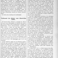 1266 - Page 1229 - Partie scientifique. La conception actuelle de la pathogénie du diabète et des glycosuries et de leur traitement, par le Docteur Henry. Moyens d’établir le diagnostic et le pronostic du diabète / Traitement du diabète sans dénutrition azotée