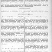 1270 - Page 1233 - Partie scientifique. La conception actuelle de la pathogénie du diabète et des glycosuries et de leur traitement, par le Docteur Henry. L’insuline / La chirurgie du testicule et de ses enveloppes par la voie inguinale, Par M. J. -P. Tourneux