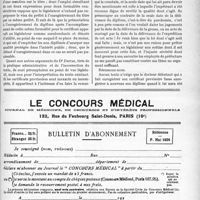 1298 - Page XXXI-1259 - Correspondance. Enregistrement et visa de certificat provisoire de diplôme / Bulletin d’Abonnement