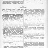1334 - Page 1295 - Partie scientifique. L’Actualité Scientifique. Les Sociétés Savantes. Sérothérapie dans la gangrène pulmonaire, (Soc. méd. des hôp. ; 7-3-1924) / Orchi-épididymite sérique, (Soc. med. des hôp. ; 14-3-1924) / Les Livres. Manuel de l’accoucheur, par L. Demelin et L. Devraigne, Gaston Doin, éditeur, Paris / Cours de thérapeutique. Les problèmes actuels de diététique, par Dr Paul Carnot et Marcel Labbé, J. -B. Baillière et Fils, Paris, 6e