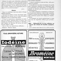 1364 - Page IX-1325 - Correspondance. Le tiers-payant, voilà l’ennemi ! / Sanatoriums pour officiers tuberculeux de guerre / Réduction du service militaire en faveur des enfants de familles nombreuses