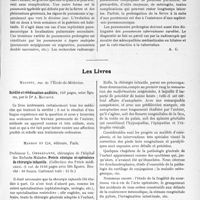 1392 - Page 1353 - Partie scientifique. L’Actualité Scientifique. Les Sociétés Savantes. Lyon. Société médicale des hôpitaux.. Pneumonie infantile à évolution prolongée. / Livres. Surdité et rééducation auditive, par Dr A. Maurice, Maloine / Précis clinique et opératoire de chirurgie infantile, par le Professeur L. Ombrédanne, Masson et Cie, éditeurs, Paris.