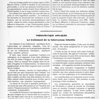 1393 - Page 1354 - Partie scientifique. L’Actualité Scientifique. Livres. Précis clinique et opératoire de chirurgie infantile, par le Professeur L. Ombrédanne, Masson et Cie, éditeurs, Paris. / Les sécrétions internes, leur influence sur le sang, deuxième édition 1923, par Docteurs Maurice Perrin et A. Hanns, Librairie J. -B. Baillière et Fils, Paris / Thérapeutique appliquée. Le traitement de la tuberculose infantile